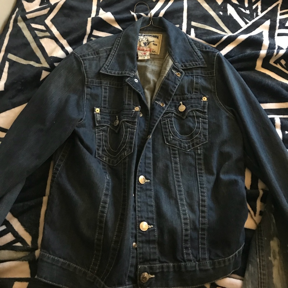 TRUE RELIGION JEAN JACKET XL
